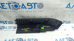 Rear right door sill insert for Toyota Highlander 20-25, grille, black, hybrid