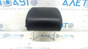 Rear center headrest 2nd row Jaguar F-Pace X761 17-20 black leather with white stitching, Sport
