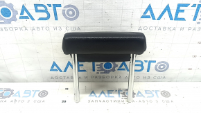 Rear center headrest 2nd row Jaguar F-Pace X761 17-20 black leather with white stitching, Sport