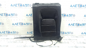 Rear seats 2nd row Jaguar F-Pace X761 17-20 heated, black leather with white stitching, perforated, Sport