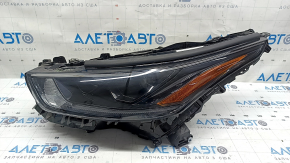 Toyota Highlander 21-25 LED+LED DRL left front headlight, dark
