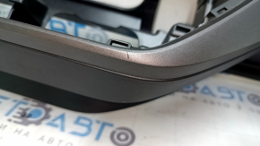 Right front panel trim for Toyota Highlander 20-25 with molding for 8" display, scratches