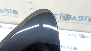 Rear left solid glass window Jaguar F-Pace X761 17-21 tinted, gloss black, antenna, worn molding