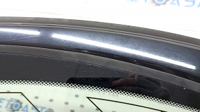 Rear left solid glass window Jaguar F-Pace X761 17-21 tinted, gloss black, antenna, worn molding