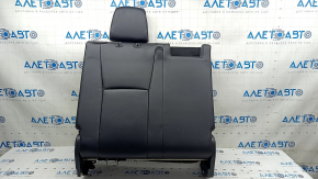 Rear seat, 3rd row, upper part, right, Toyota Highlander 20-23, black leather, XLE, with headrest and bracket, needs cleaning, scratches, rusty bracket