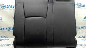 Rear seat, 3rd row, upper part, right, Toyota Highlander 20-23, black leather, XLE, with headrest and bracket, needs cleaning, scratches, rusty bracket