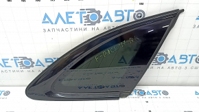Rear right solid glass window Jaguar F-Pace X761 17-21 tinted, gloss black, antenna, worn molding