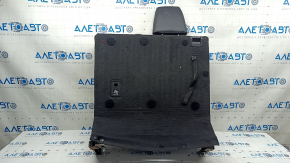 Rear seat, 3rd row, upper part, right, Toyota Highlander 20-23, black leather, XLE, with headrest and bracket, needs cleaning, scratches, rusty bracket