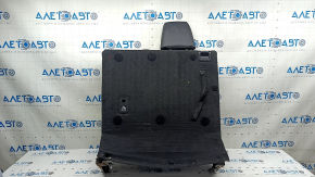 Rear seat, 3rd row, upper part, right, Toyota Highlander 20-23, black leather, XLE, with headrest and bracket, needs cleaning, scratches, rusty bracket