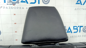 Rear seat, 3rd row, upper part, right, Toyota Highlander 20-23, black leather, XLE, with headrest and bracket, needs cleaning, scratches, rusty bracket