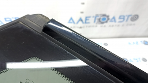 Rear right solid glass window Jaguar F-Pace X761 17-21 tinted, gloss black, antenna, worn molding