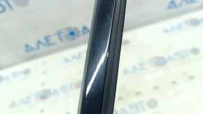Molding door-glass center front right Jaguar F-Pace X761 17-25 black gloss