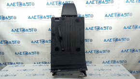 Left rear seat backrest, 3rd row, Toyota Highlander 20-23, black leather, XLE, with headrest and bracket, dented leather, rusty bracket