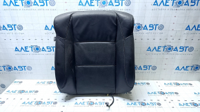 Acura ILX 13-15 passenger seat back upholstery, black leather, heated