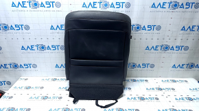 Acura ILX 13-15 passenger seat back upholstery, black leather, heated