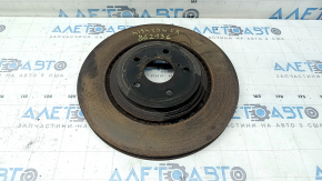 Front right brake disc Toyota Highlander 20-25 340/28mm, rusty