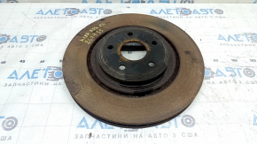 Front left brake disc for Toyota Highlander 20-25 340/28 mm, rusty