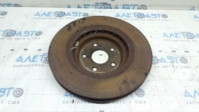 Front left brake disc for Toyota Highlander 20-25 340/28 mm, rusty