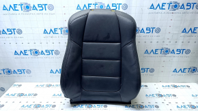 Mazda 6 18-21 driver's seat back upholstery, black perforated leather, gray stitching, heated, with mechanical lumbar support, for cleaning