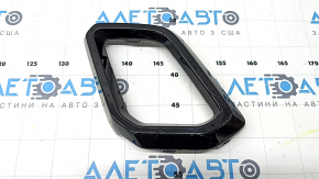 Left front bumper lip trim for Honda CRV 23-24 HEV, gloss black, sand, scratches