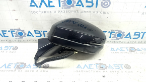 Left side mirror assembly for Honda CRV 23-25 with cover, 8 pins, turn signal, heated, BSM, black