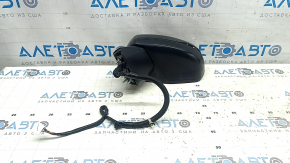 Left side mirror assembly for Honda CRV 23-25 with cover, 8 pins, turn signal, heated, BSM, black