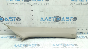 Upper right front pillar trim for Toyota Camry v50 12-14 USA, beige, scratches