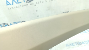 Upper right front pillar trim for Toyota Camry v50 12-14 USA, beige, scratches