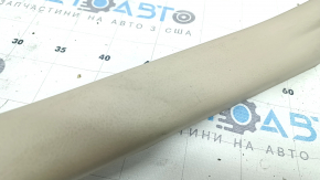 Inner rear left door sill trim for Toyota Camry v50 12-14 USA, beige, scratches, needs cleaning