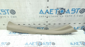 Toyota Camry v50 12-14 USA inner door sill trim, beige, broken mount, scuffed