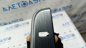Front right power window control trim for Toyota Camry v50 12-14 USA, gray wood grain, scratches