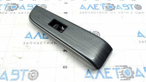 Rear right power window control trim for Toyota Camry v50 12-14 USA, gray wood grain, scratches