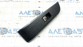 Rear left power window control trim for Toyota Camry v50 12-14 USA, gray wood grain, scratches