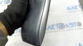 Rear left power window control trim for Toyota Camry v50 12-14 USA, gray wood grain, scratches