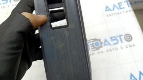 Rear left power window control trim for Toyota Camry v50 12-14 USA, gray wood grain, scratches