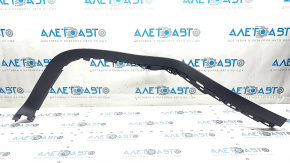 Tesla Model X 16-21 black rear left door frame trim, scuffed