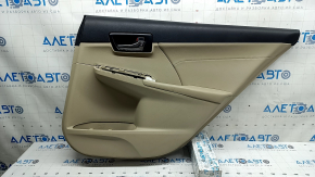 Rear right door panel for Toyota Camry v50 12-14 USA, beige, scratches, needs cleaning