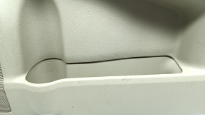 Front left door trim panel for Toyota Camry v50 12-14 USA, beige, with handle, with armrest, beige rubber, scratches, needs cleaning