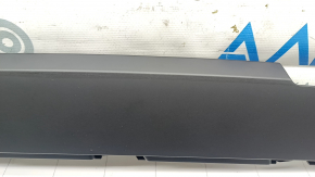 Tesla Model X 16-21 black, scuffed, upper left rear door frame trim