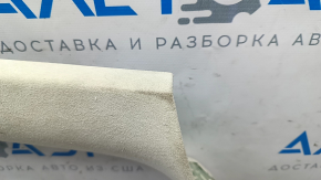 Tesla Model X 16-21 inner lower rear right door trim, Alcantara beige, dry-cleanable