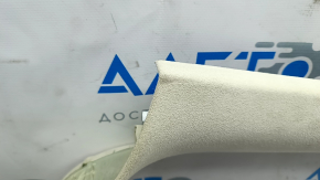 Tesla Model X 16-21 inner lower rear right door trim, Alcantara beige, dry-cleanable