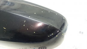 Right side mirror assembly for Toyota Camry v50 12-14, 5 pins, heated, black, scratches