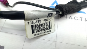 Left side mirror assembly for Tesla Model X 16-21, 13+1 pins, graphite PMNG + chrome, heated, auto-dimming, scratch, chip