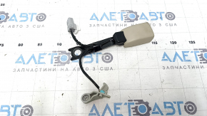 Toyota Camry V50 12-14 USA passenger seat belt latch, beige, with sensor