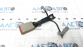 Toyota Camry V50 12-14 USA passenger seat belt latch, beige, with sensor