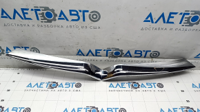 Tesla Model X 16-21 grille molding, lower chrome, scratches, broken fasteners