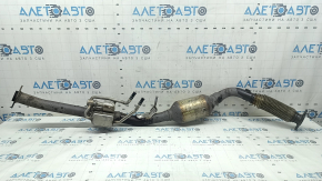 Toyota Highlander 20-25 hybrid heated exhaust pipe with catalytic converter, mesh torn