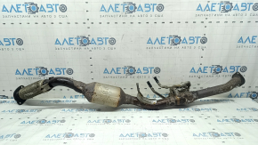 Toyota Highlander 20-25 hybrid heated exhaust pipe with catalytic converter, mesh torn