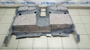 Second-row floor covering for Toyota Camry v50 12-14 USA beige, dry-cleanable