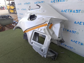 Quarter wing rear left Toyota Venza 21-24 white, on the body, dented